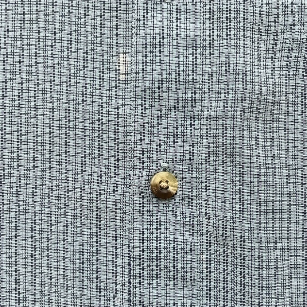 The north face men’s Short Sleeve Button-Up Shirt - Slate Blue Check